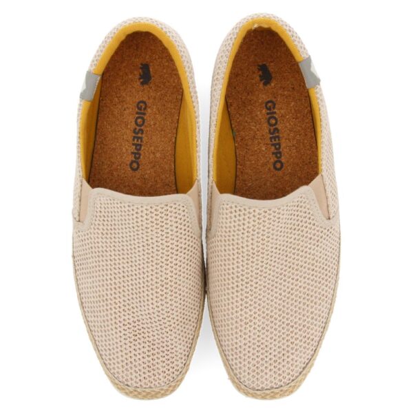 71790 ESPADRILLES COLOR BEIGE DE REJILLA CON ALGODÓN RECICLADO - Imagen 4