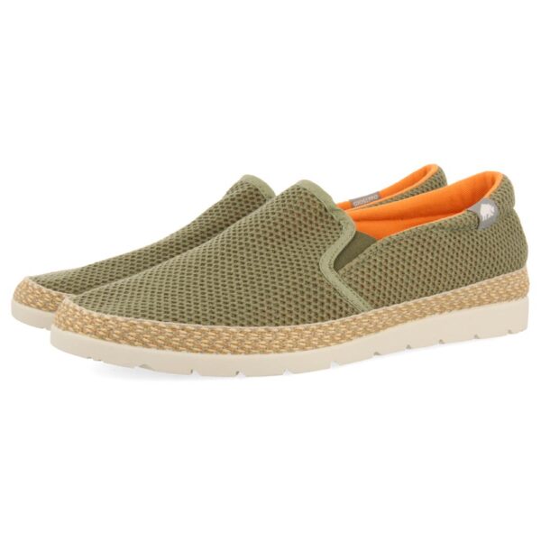 71790  ESPADRILLES COLOR CAQUI DE REJILLA CON ALGODÓN RECICLADO