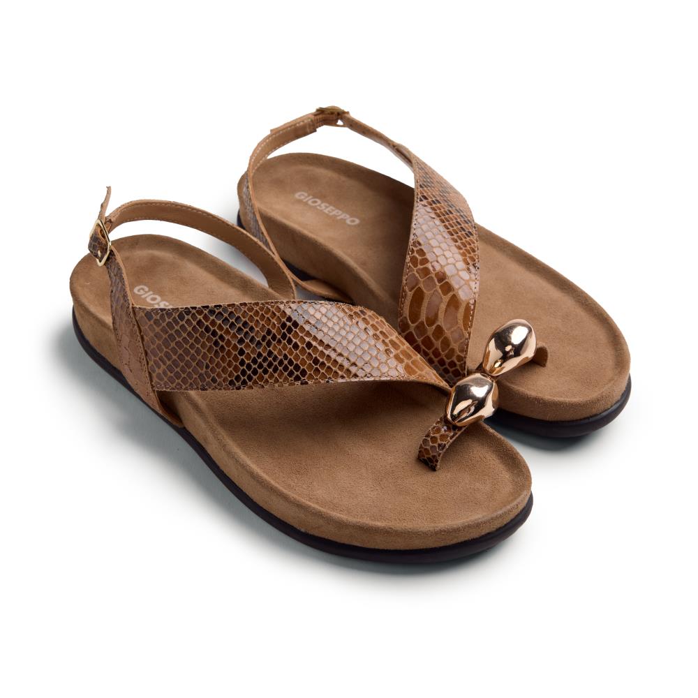 SANDALIAS DE CUERO CON ANILLOS STONY - Imagen 2