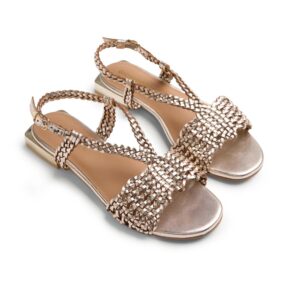 SANDALIAS PIEL TRENZADA KITUNDA