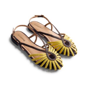 SANDALIAS CANGREJERAS PIEL TRENZADA MASALANI