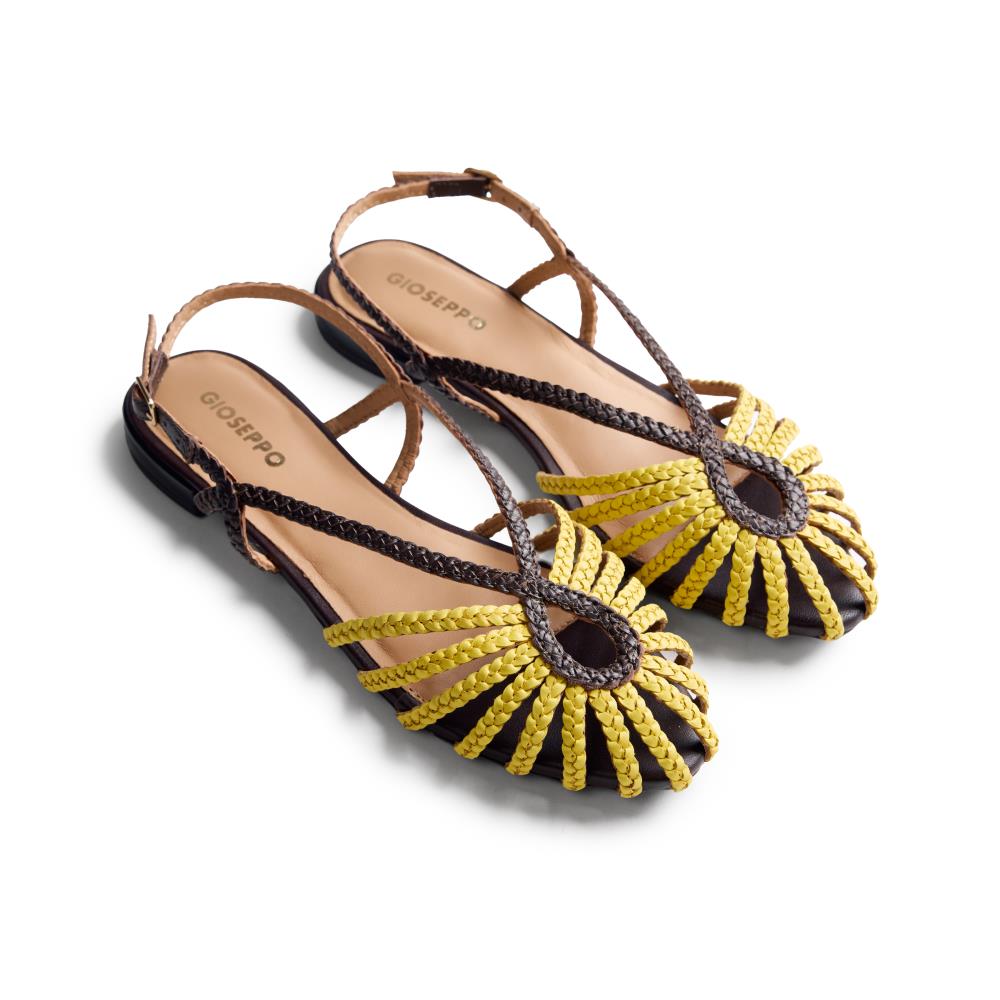 SANDALIAS CANGREJERAS PIEL TRENZADA MASALANI